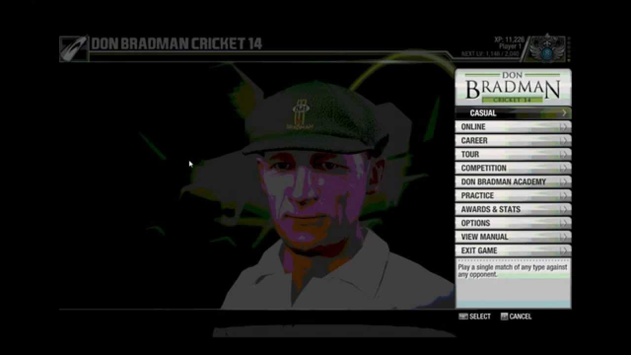 don bradman cricket for pc